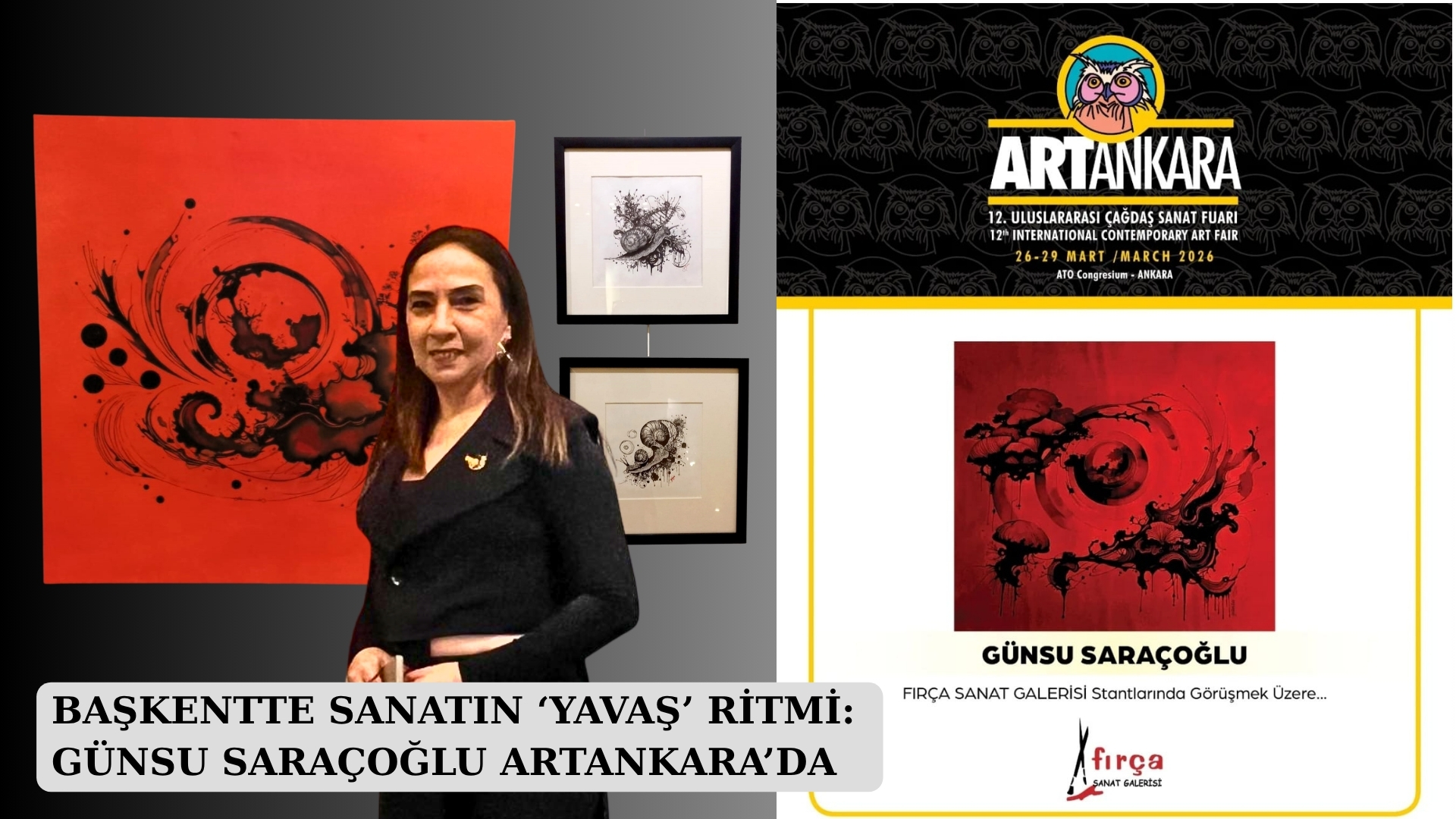 Modern Hayatın Hızına Karşı Sanat Günsu Saraçoğlu’nun “Slow Down Life” Sergisi ArtAnkara’da